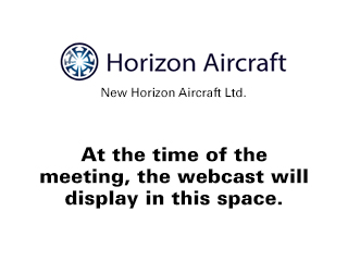 New Horizon Aircraft Ltd. 2025 Annual Meeting